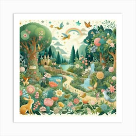 Fairy Garden 3 Art Print