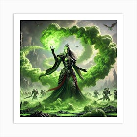 Duchess Valeriana Toxic Cloud Generation Art Print