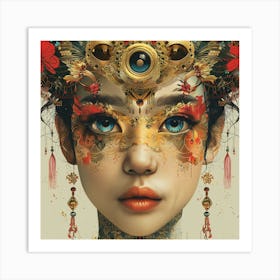 Chinese Girl Art Print