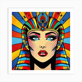 Pop Egyptian Aya TwilightSoul Art Print