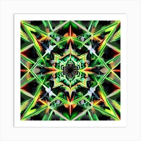 Psychedelic Mandala 33 Art Print