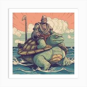 Samurai Turtle Art Print