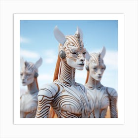 THE LAND OF ZEBRA INFLUENCE Art Print