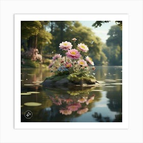 Lotus Flower Art Print