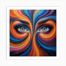 Eyes Of A Woman 3 Art Print