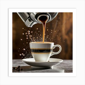 Coffee Pouring 36 Art Print