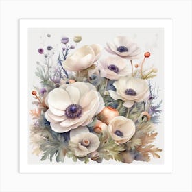 Anemones 6 Art Print