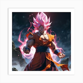 Dragon Ball Z Wallpaper 67 Art Print