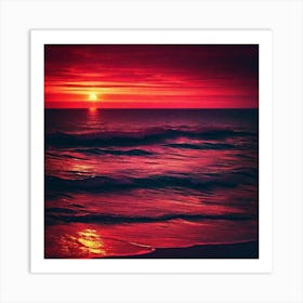 Sunsets, Beautiful Sunsets, Beautiful Sunsets, Beautiful Sunsets 4 Art Print