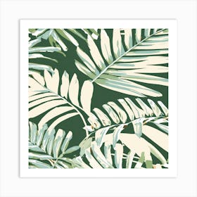 Tropical Leaves Art Print