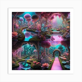 Fairytale Forest 3 Art Print