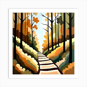 Path To The Woods Art Print