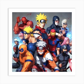 Avengers 9 Art Print