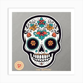 Sugar Skull 9 Art Print