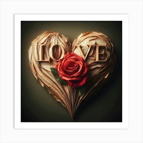 Love Heart 1 Art Print