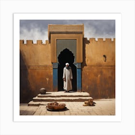 Man In A Doorway Art Print