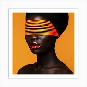 Portrait Of African Woman 1 Art Print