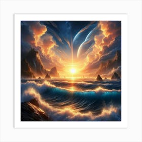 sunset Art Print