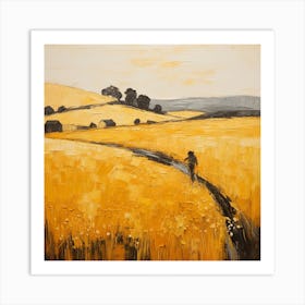 Yellow Field Art Print