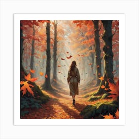 Autumn Forest 4 Art Print