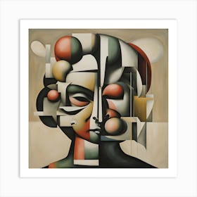 The Cubist Baron Art Print