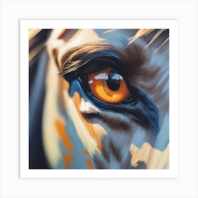 Eye Of A Horse 29 Art Print