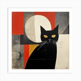 Black Cat Art Print