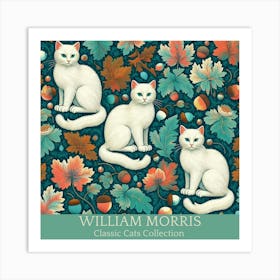 William Morris Classic Cat Collection Art Print