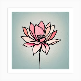 Lotus Flower 47 Art Print