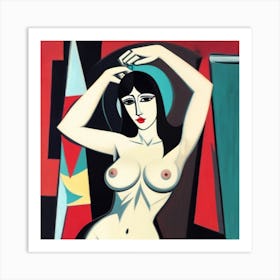 Picasso Naked Woman 5 Art Print