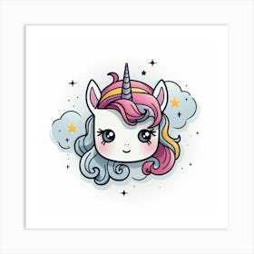 Unicorn 44 Art Print