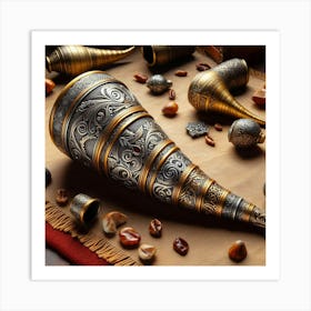 Georgian Horn Art Print