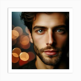 Portrait Of A Young Man Art Print