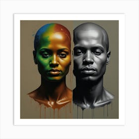 Man And Woman Art Print