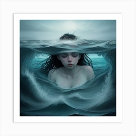 Sinking Into Serenity Art Print