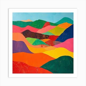 Abstract Travel Collection Bolivia 1 Art Print