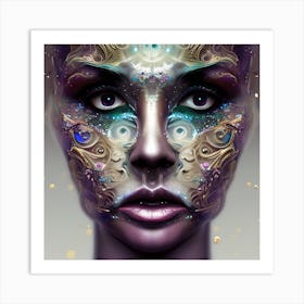 Face Of A Woman 1 Art Print