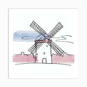 Windmill 1 Art Print