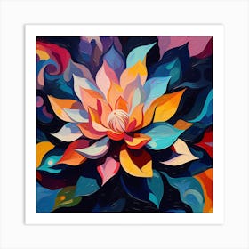 Lotus Flower 30 Art Print