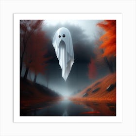 Ghost In The Woods 4 Art Print