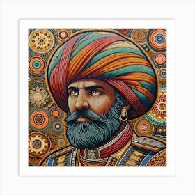 Indian Warrior Art Print