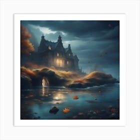 Haunted House 16 Art Print