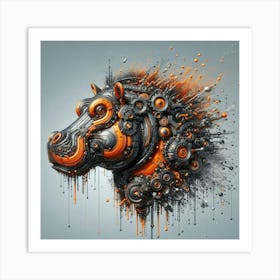 Hippo 1 Art Print