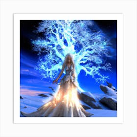 Ice Princess 004 Art Print