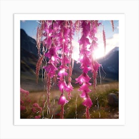 Flowers In The Mountains 1 Art Print