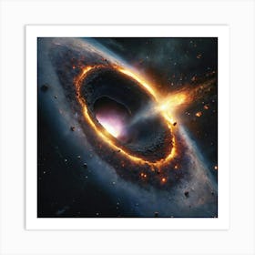 Black Hole Art Print