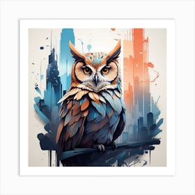 Owl City Art Print