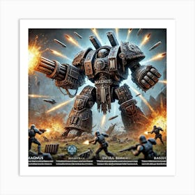 Magnus Massive Defense Iron Commonwealth Art Print