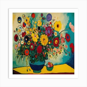 Flowers In A Vase 2 Art Print