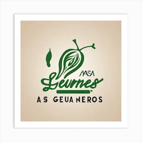 Legumes As A Logo (16) Art Print